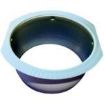 2-3/4" Wide Flange Round outlet for 3"x4" Downpipe