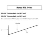 Hardy Rib Chimney Back Pan