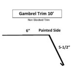 Hardy Rib Gambrel Roof Pitch Break 10'