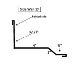 Hardy Rib- Side Wall Flashing 10'