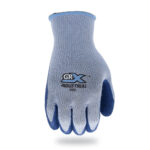 GRXIND300 Blue Latex Crinkle Gloves