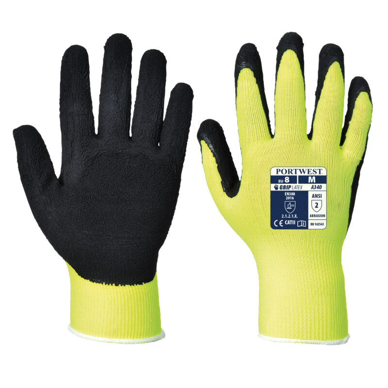 GRX Cut Resistant Gloves ANSI Level A4 | Safety Work Gloves Men Heavy Duty  | Cut Proof Mens Work Gloves with Grip (XL)