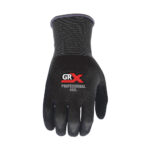 GRXPRO400 PRO Series Nitrile Dipped Multipurpose Gloves- Black