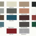 Hardy Rib Color Chart (HR Snow Guards and Panels)