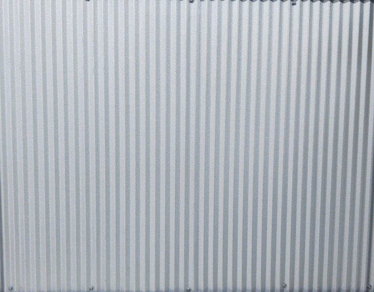 10'Lx2'W 1.25" Corrugated Steel Panel Galvalume Steel 29ga Mid