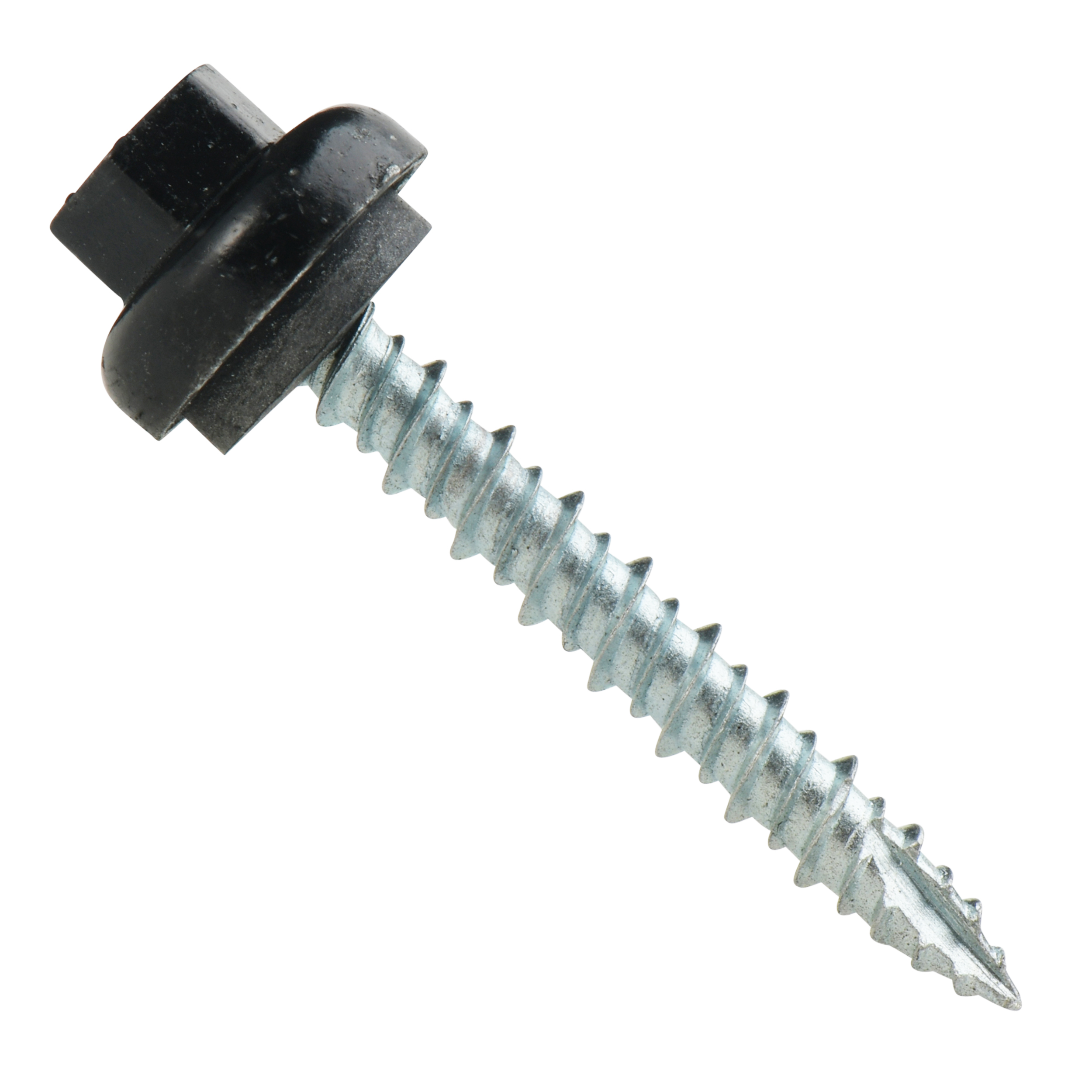 10 ProZ Aluminum Cap Metal to Wood EPDM Washered Fasteners – Bag