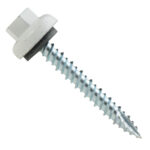 #10 ProZ Aluminum Cap Metal to Wood EPDM Washered Fasteners – Bag of 250