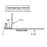 Hardy Rib Overhead Door Trim w/J-channel