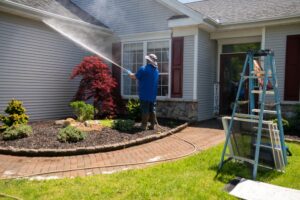 metal siding cleaning